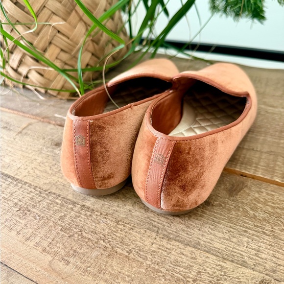 Birdies Orange/Copper Velvet Starling Slip on Loafers. Size 9.5 - Picture 3 of 5